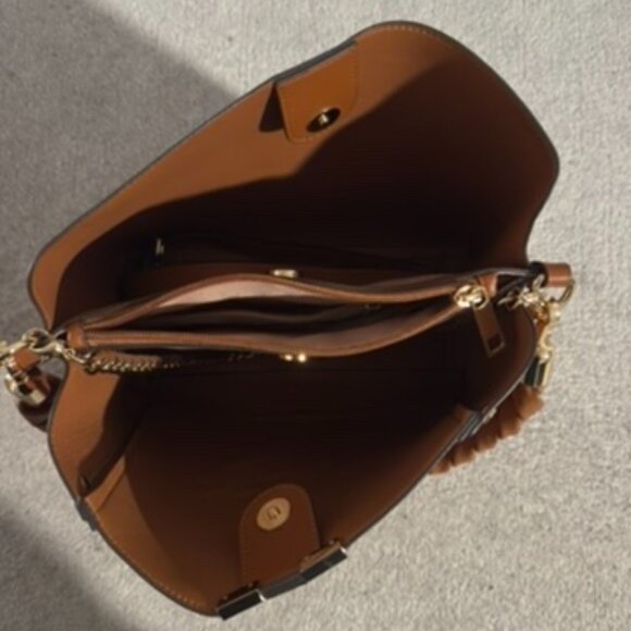 Aldo Nalaynaax Braided Convertible Shoulder & Crossbody Bag โ Brown - Used Once - Picture 10 of 11